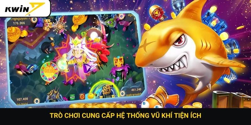 Trò chơi cung cấp hệ thống vũ khí tiện ích